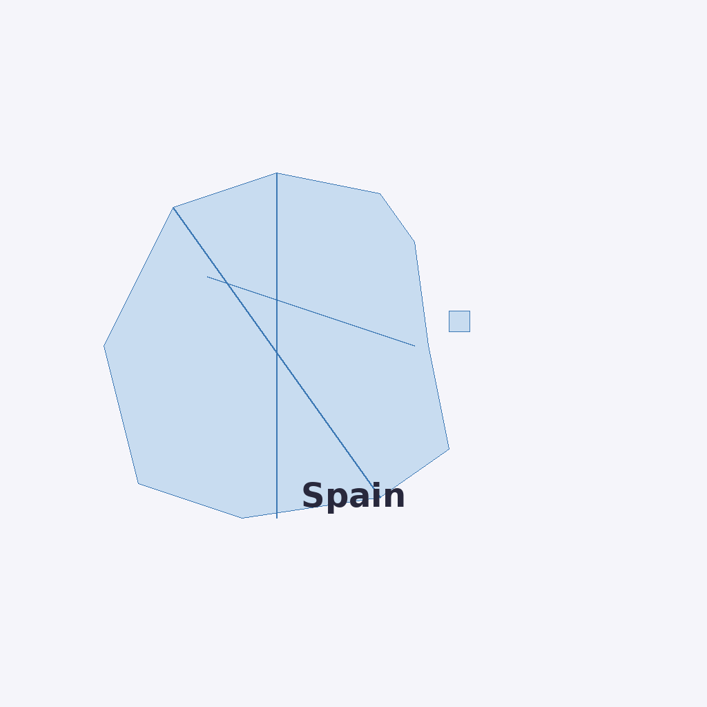 Map of Spain